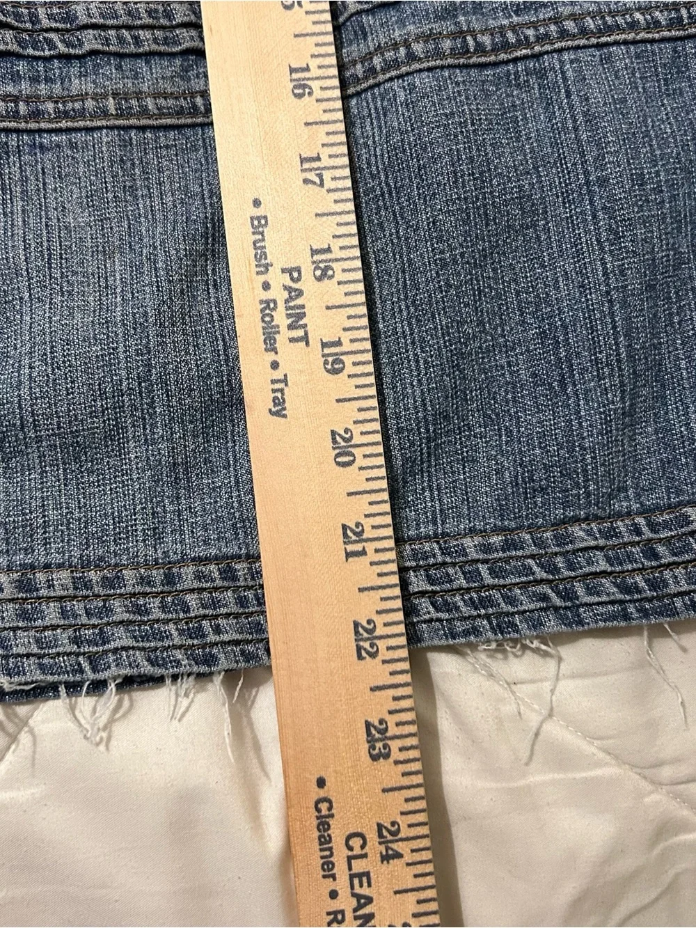 Christopher & Banks Washed Denim A-Line Skirt - Blue - Picture 6 of 7